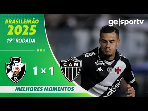 Gols e lances de Vasco da Gama x Atlético Mineiro