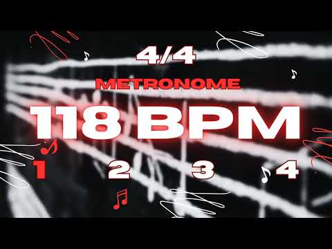 118 BPM - 4/4 Metronome