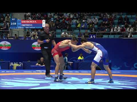 Qual. FS - 61 kg: A. RAKHMONOV (UZB) v. E. DMITRIEV (PHI)