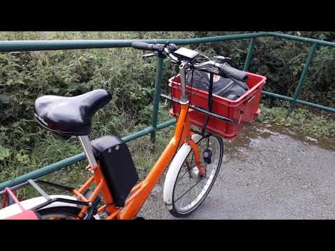 Pashley E-Pronto powered by Bafang 250w mid-drive on NCN 6 Rainwoth