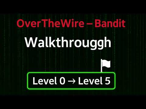 OverTheWire Bandit Walkthrough | Level 0 → Level 5