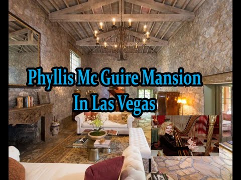 Phyllis McGuire of the popular 1950s-’60’s singing group the McGuire Sisters Tour Her Mansion.