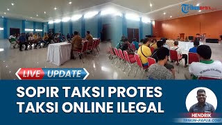 Puluhan Sopir Angkutan Umum Mogok Trayek, Protes Taksi Online Ilegal yang Marak Beroperasi