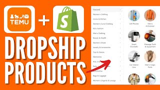 How To Dropship Products From Temu To Shopify Store (Temu Shopify Dropshipping)