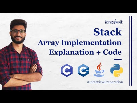 3 1 Stackarray Version Data Structure Algorithm C Java