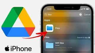 How To Add Google Drive To Files App On iPhone