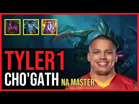 Tyler1 - CHO'GATH vs. MALPHITE Top | NA Master