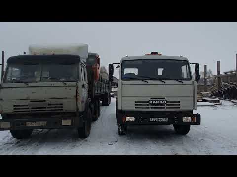 KAMAZ 5410 TRACTOR - BEFORE AND AFTER RESTORATION. VOLGOGRAD