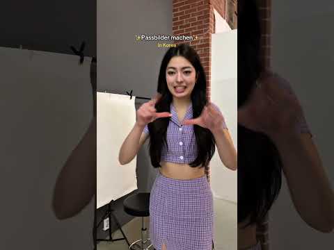 ✨Taking passport photos✨In Korea