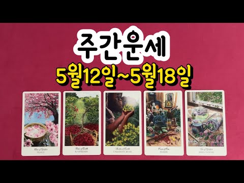 [타로/주간운세] 2025년 5월 12일~5월 18일 땡큐타로 주간운세입니다.