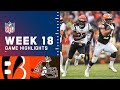 Bengals vs. Browns Week 18 Highlights | NFL 2021