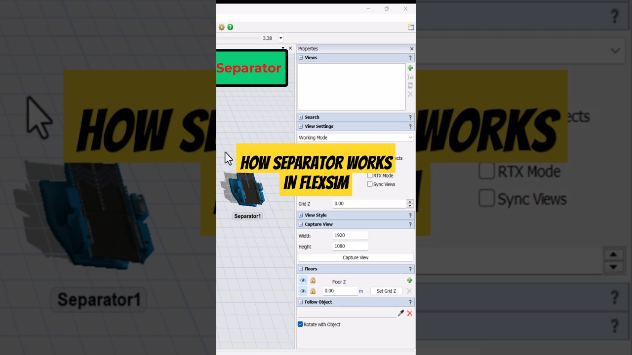 How separator works - Brief explanation #flexsim  #processflow #simulationsoftware #simulationtools