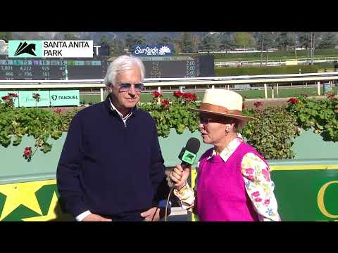 Explora wins the Santa Inez Stakes on Saturday, January 10 at Santa Anita Park