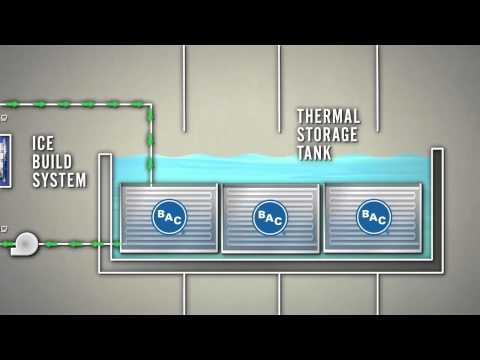 Cooling system features large-scale thermal energy storage (...
