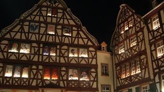 preview picture of video 'Germany: Christmas market of Bernkastel-Kues in Moselle Valley, German Christmas Mosel'