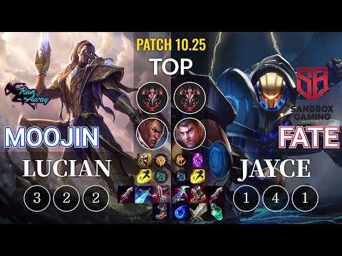 RNW Moojin Lucian vs SB FATE Jayce Top - KR Patch 10.25