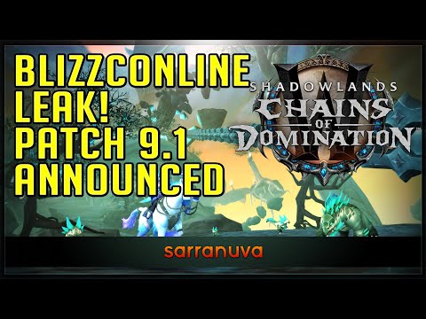 Blizzconline 2021 Leak!  Shadowlands Patch 9.1 Announced: Chains of Domination - Flying Announced!
