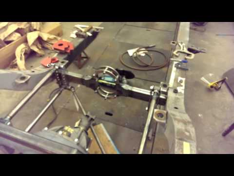 The 55 Chevy project part 1: 4 link going together