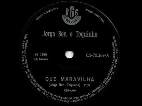JORGE BEN E TOQUINHO - Compacto RGE 1969.