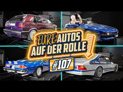 Mit OMAs BMW 850 auf dem Prüfstand! - Prüfstandstag Halle77 - MARCO nimmt EURE Autos ran!