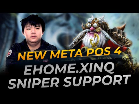 EHOME.XinQ Sniper Support New Meta | Full Gameplay Dota 2 Replay