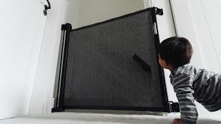 Momcozy Retractable Baby & Pet Gate | Installation