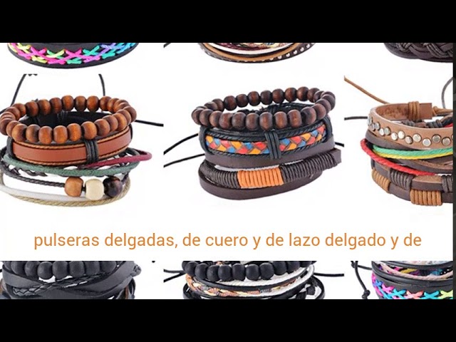 Vídeo relacionado con Giantree Pulseras de cuero punk rock, punk rock, tachonadas con tachuelas, pulsera de cuero para hombre y mujer, brazalete de estilo de los años 80, puños ajustables, para