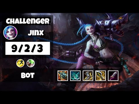 Jinx NA Challenger BOT (9/2/3) - v11.18