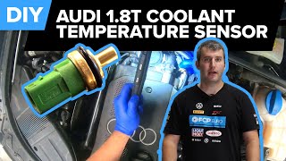 Audi A4 B6 1.8t Coolant Temperature Sensor Replacement DIY (A4, A6, Golf, Passat, & More)