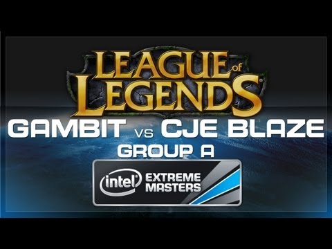 CJ Entus Blaze vs Gambit Gaming (LoL Group A) - IEM World Championship 2013