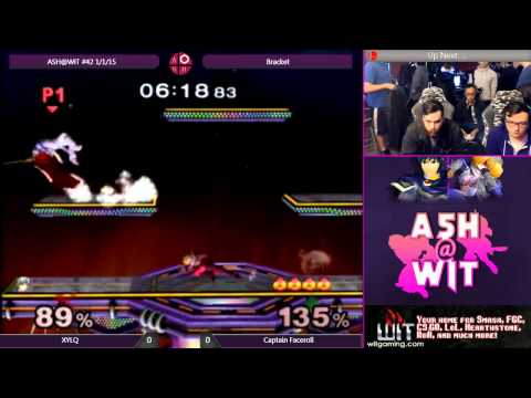 XYLQ (Marth) vs Captain Faceroll (Sheik) - ASH@WIT #42 Melee Bracket
