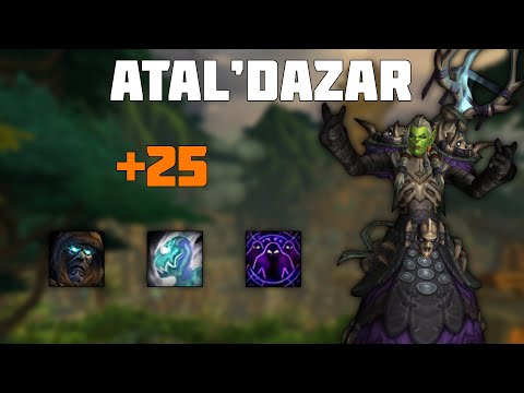 Atal'Dazar +25 | Demonology Warlock POV | Tyrannical - Incorporeal - Spiteful
