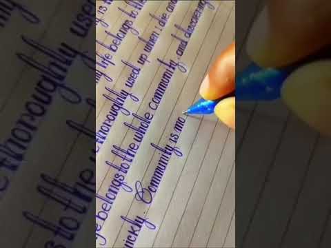 Tulisan Tangan Terindah Didunia | The Most Beautiful handwriting in the world. #inspiration