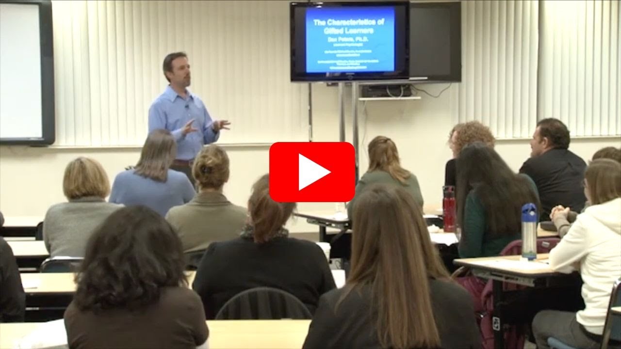 Characteristics of Gifted Learners with Dr. Dan Peters