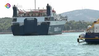 ΑΝΟΔΟ ΚΑΤΑΓΡΑΦΕΙ Η ΚΡΟΥΑΖΙΕΡΑ ΣΤΟ ΛΙΜΑΝΙ ΤΟΥ ΒΟΛΟΥ 19 09 2025