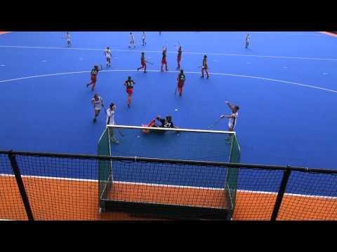 Scoreverloop Dames 1 thuis tegen Cartouche D1