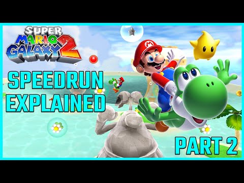 Super Mario Galaxy 2 Speedrun Explained (Worlds 4-6)
