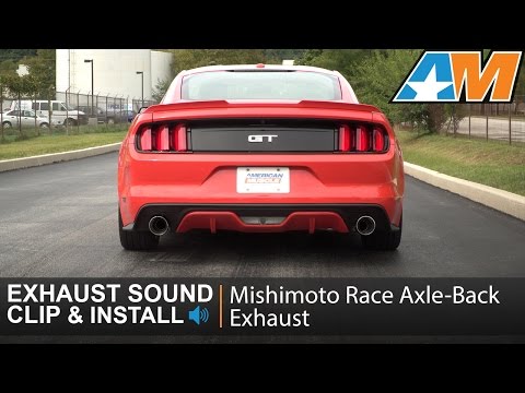 2015-2017 Mustang (GT) Mishimoto Race Axle-Back Exhaust Sound Clip & Install