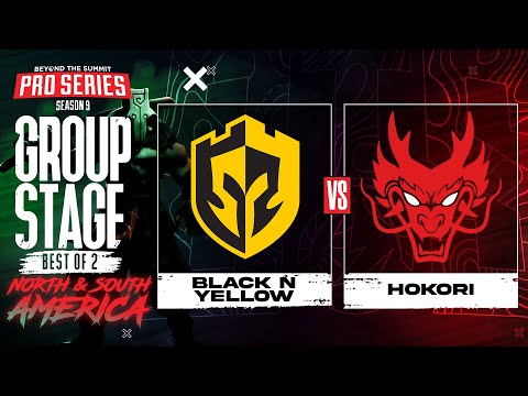 Black N Yellow vs Hokori Game 2 - BTS Pro Series 9 AM: Group Stage w/ rkryptic & neph