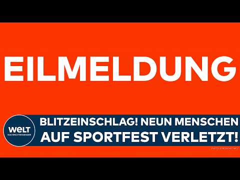 Video Thumbnail: RASTATT: Blitzeinschlag! Neun Menschen auf Sportfest verletzt!
