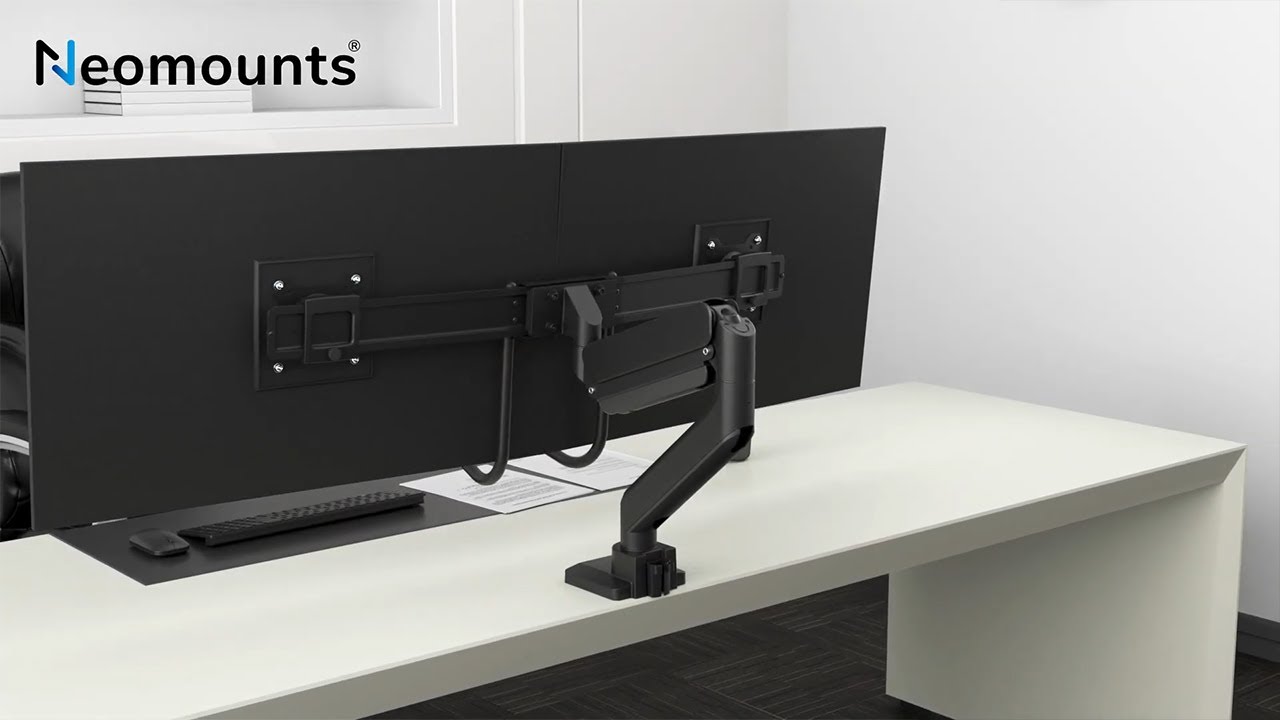 Neomounts DS75-450BL2 en uso