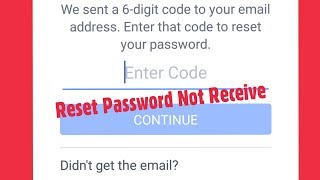 Facebook Forget password not receiving the email to reset my password Problem