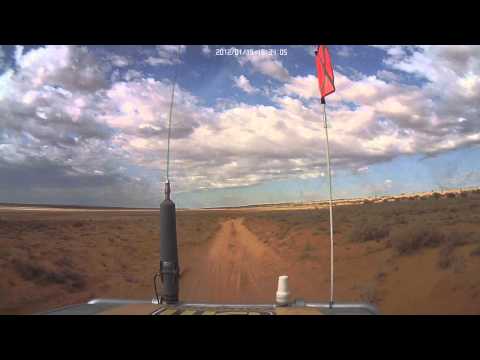 Simpson Desert go pro shots from OV1 015 on The Just 4 Kids Motortrail