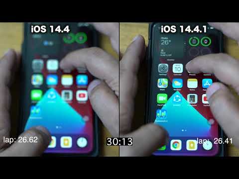 iOS 14.4.1 vs iOS 14.4 speed test on iPhone 11 | iSuperTech