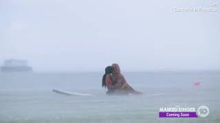 Video: Jessica Brody locks lips with Ciarran Stott on a paddleboard