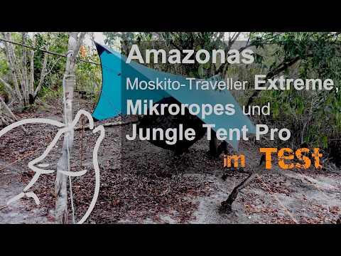 Hängematte "Moskito-Traveller Extreme, Microropes, Jungle Tent Pro" von Amazonas im Test