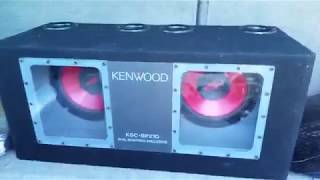 Kenwood KSC BP210, 2 10s at 600 Watts In a 99 Yukon