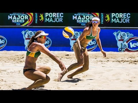 Larissa/Talita (BRA) vs. Valjas/Broder (CAN) - Semi Final - Women World Tour Major Porec 6.06.2015