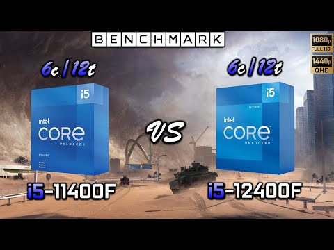 i5 11400F vs i5 12400F // Benchmark // Test in 7 Games