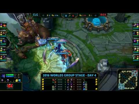CLG vs ROX (A) | World Championship 2016 | Group Stage | Day 4